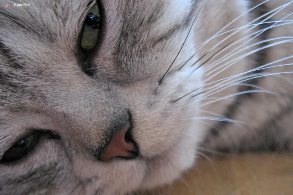 Cat muzzle - A stylish Bengal cat on a spa table, wearing a decorative muzzle in a soothing candle-lit environment.